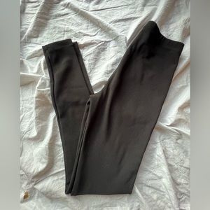 F21 black rib leggings